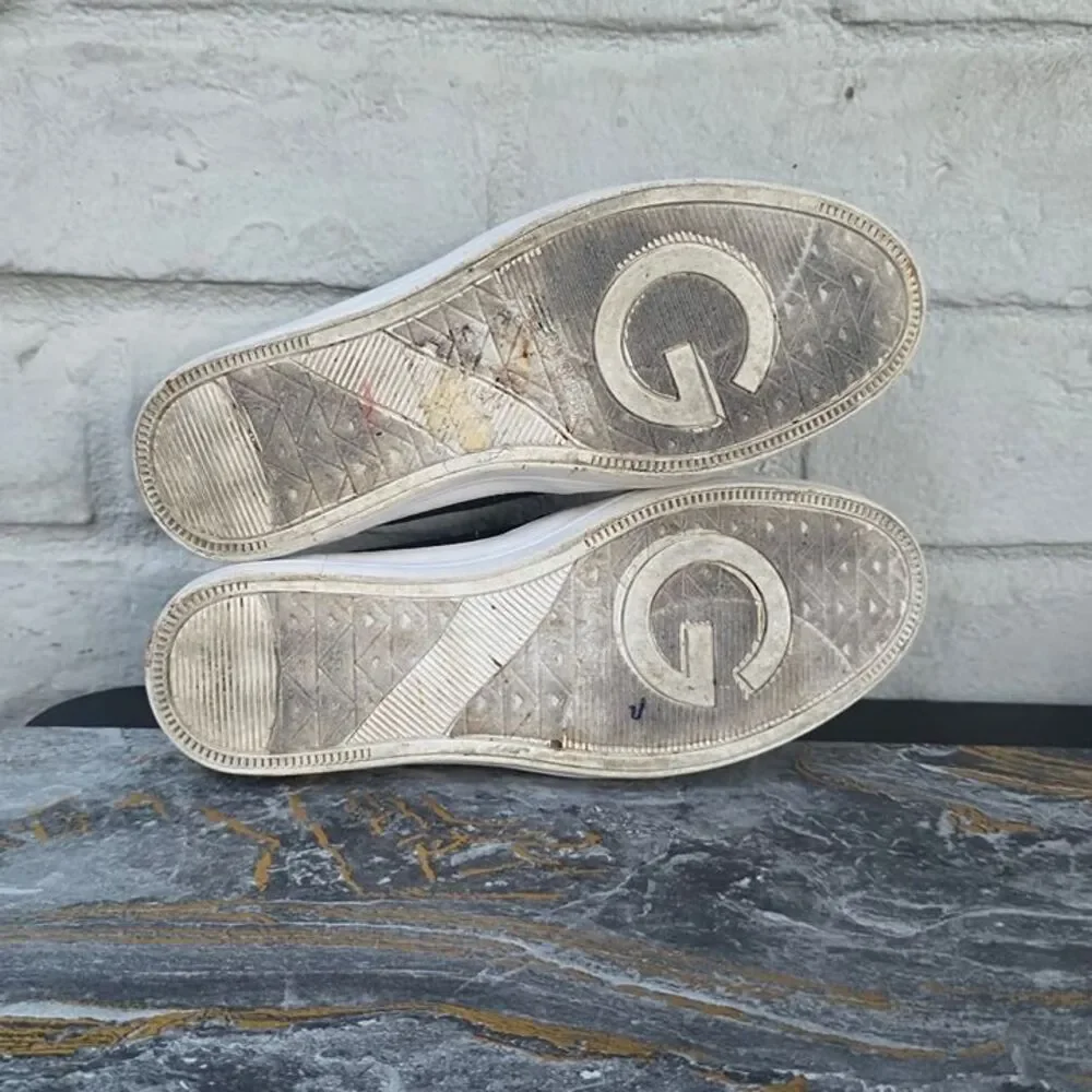 G by Guess GGOCTER2 Black Glitter Sparkly Slip On Sneakers Women’s 6M